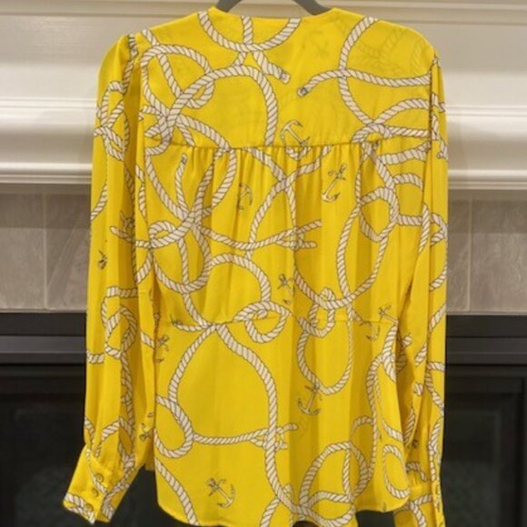 CAbi Reef Knot Blouse Sunny Ropes - Picture 4 of 14